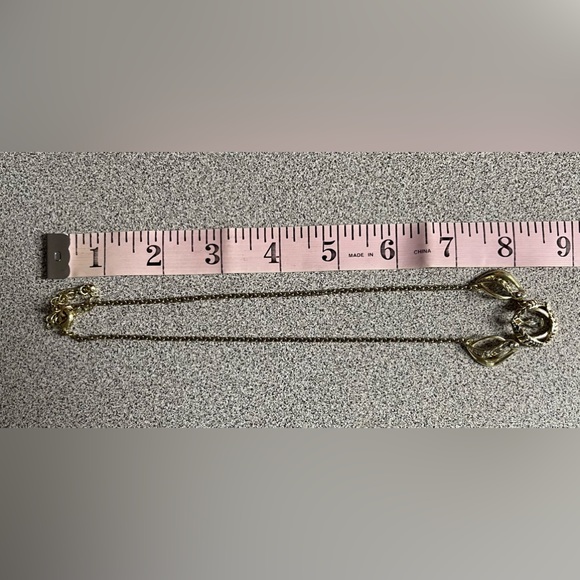 Vintage NRT CZ Gold Toned Necklace - Picture 7 of 7